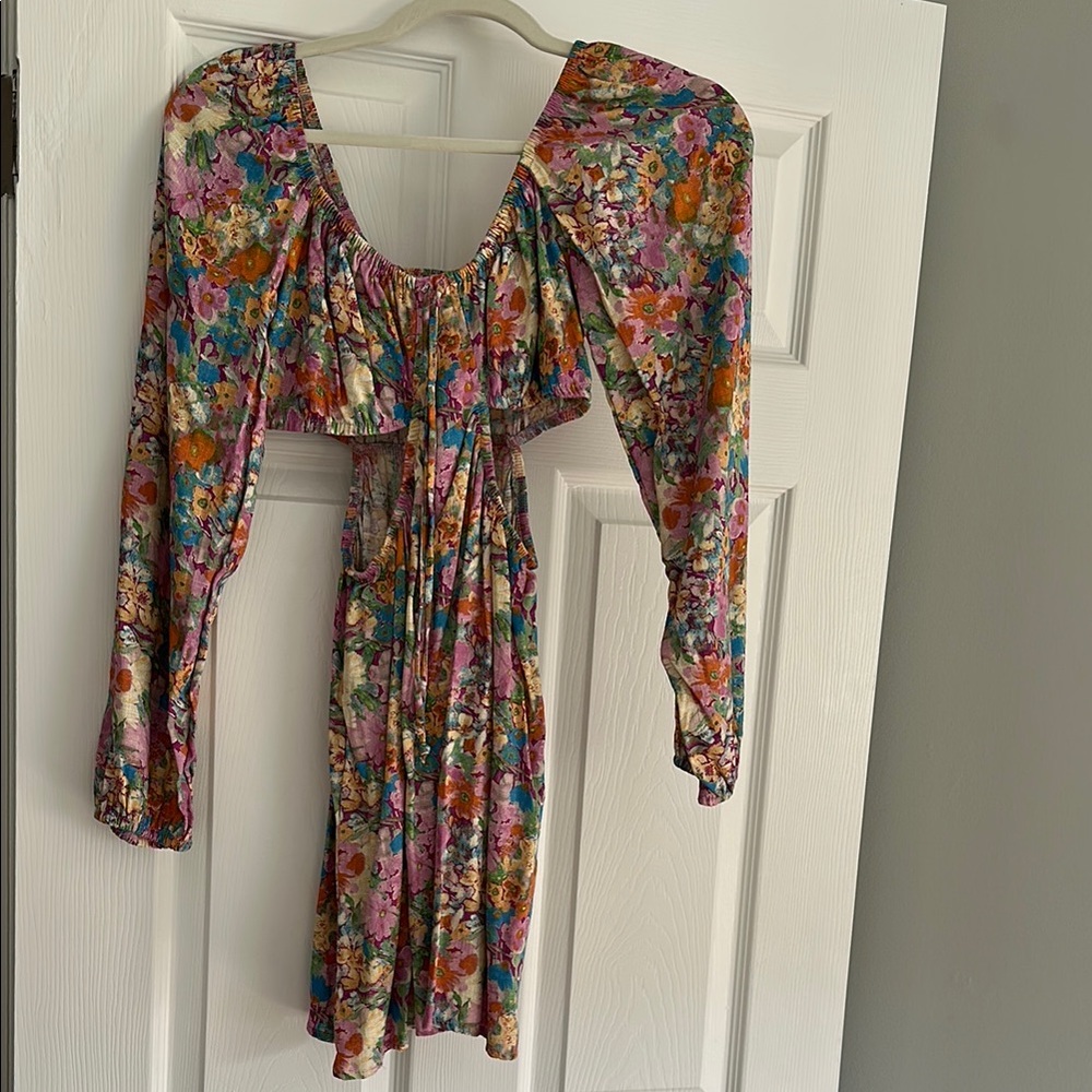 Floral Long Sleeve Dress